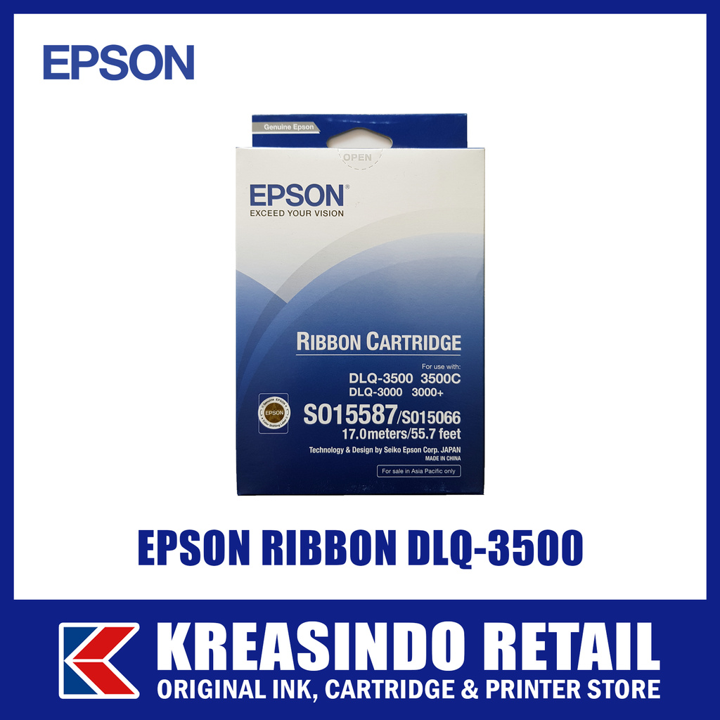 Epson Ribbon Cartridge / Pita / Tinta DLQ-3000 DLQ-3500 Original