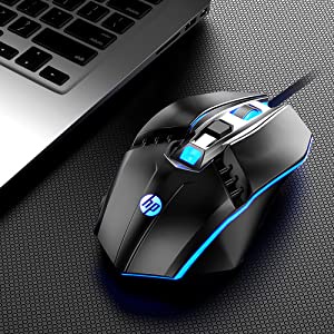 Mouse Gaming HP M270 2400DPI RGB Macro Programmable