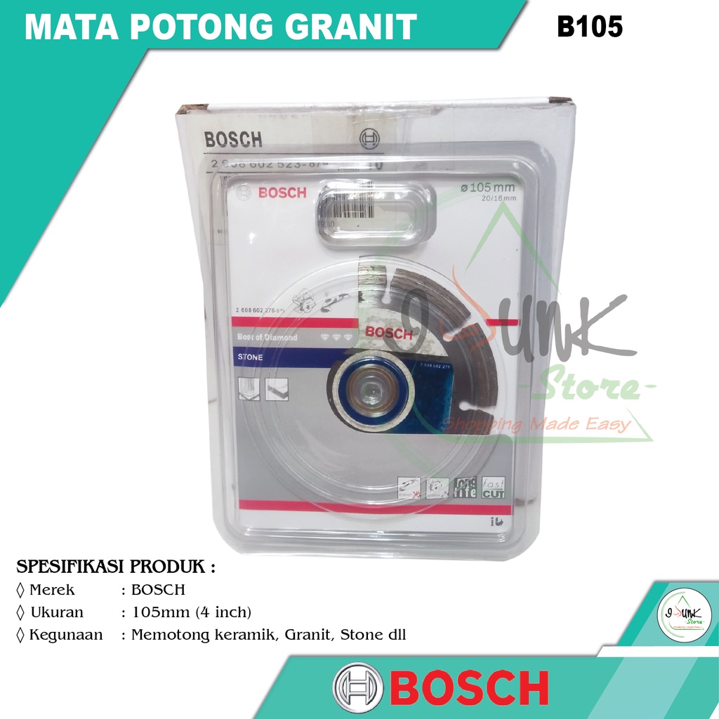Mata Potong Keramik Tembok Beton Granit/ Mata Gerinda - Bosch