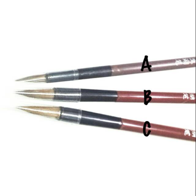 

Maopi / Kuas untuk melukis dan untuk menulis tulisan China (3 pcs)