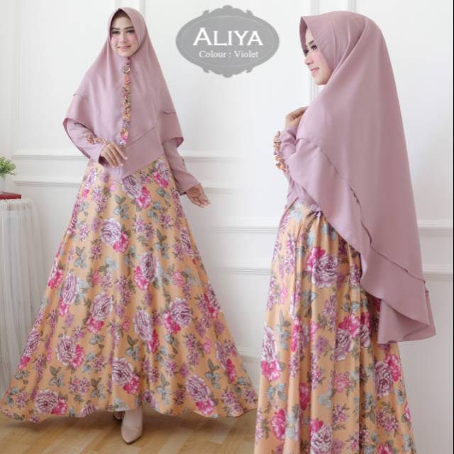 Aliya syari / baju syari perempuan / dress syari