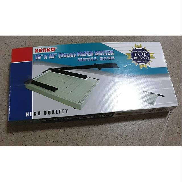 

Paper Cutter Pemotong Kertas 15"x10"( Folio) Paper Trimmer- Kenko