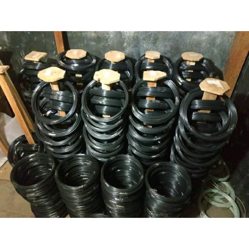 Ruji Fiber hitam 1mm - 3,0mm kwalitas rol import termurah halus awet real 100meter