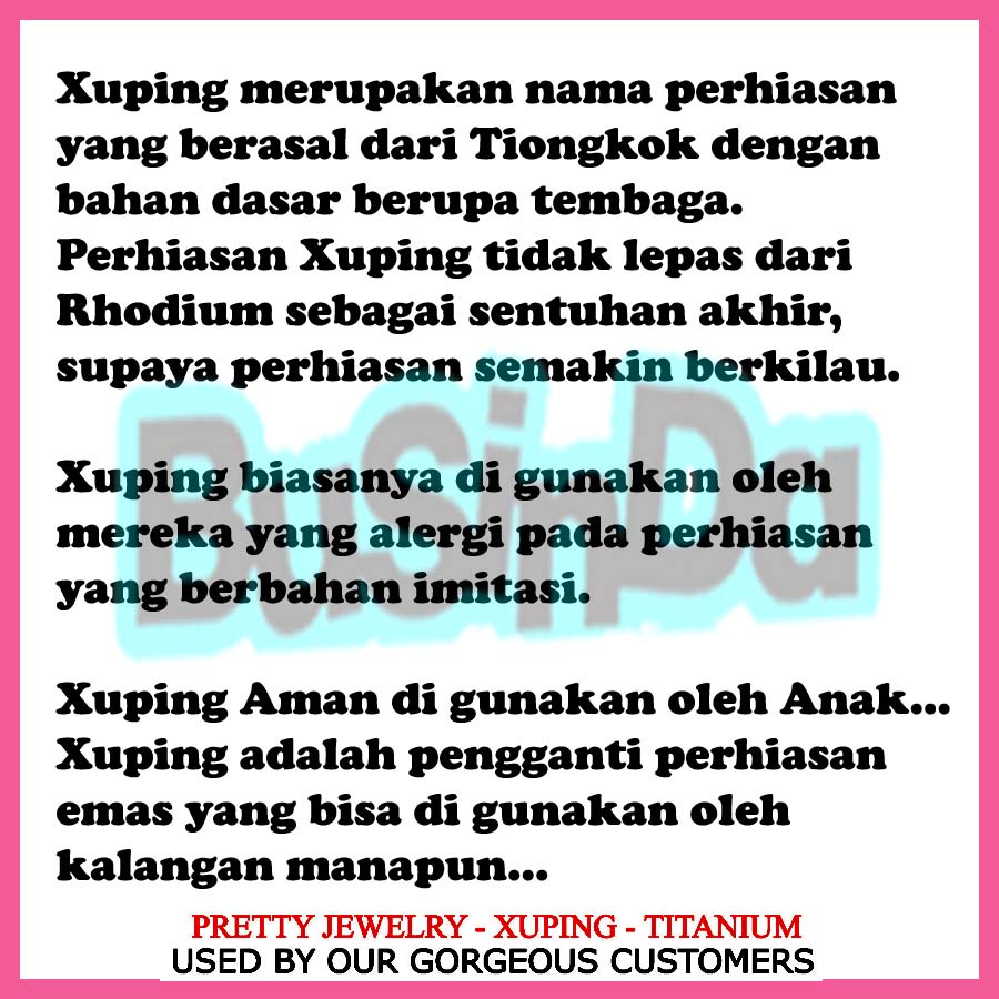 Anting Wanita Anting Tusuk Xuping Gold Perhiasan Dewasa Permata Satu-1