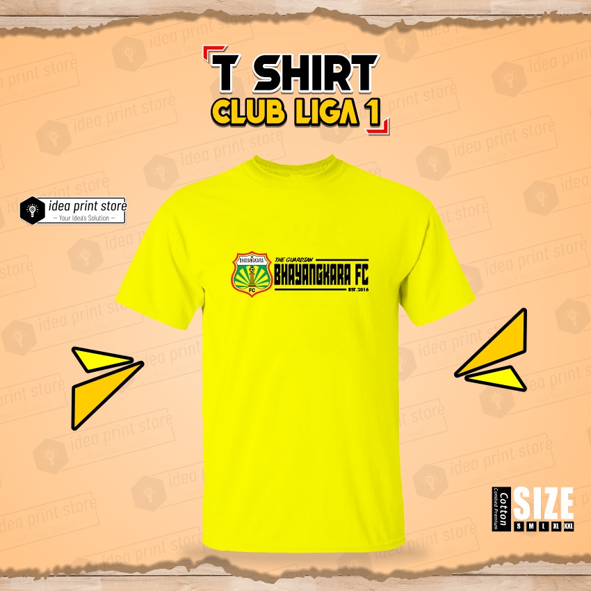 KAOS BHAYANGKARA FC LIGA 1 BRI BAJU BOLA TSHIRT UNISEX IDEAPRINTSTORE