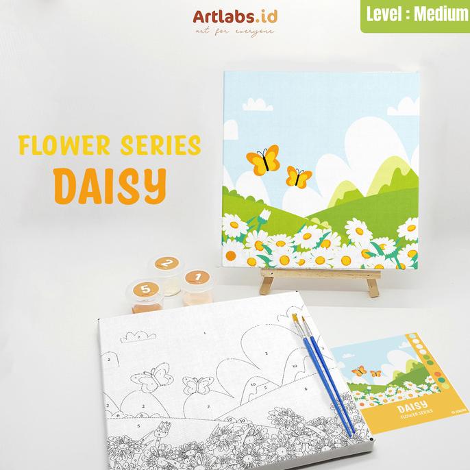 

DAISY FIELD - Paint By Number 10 Color [Flower Series]