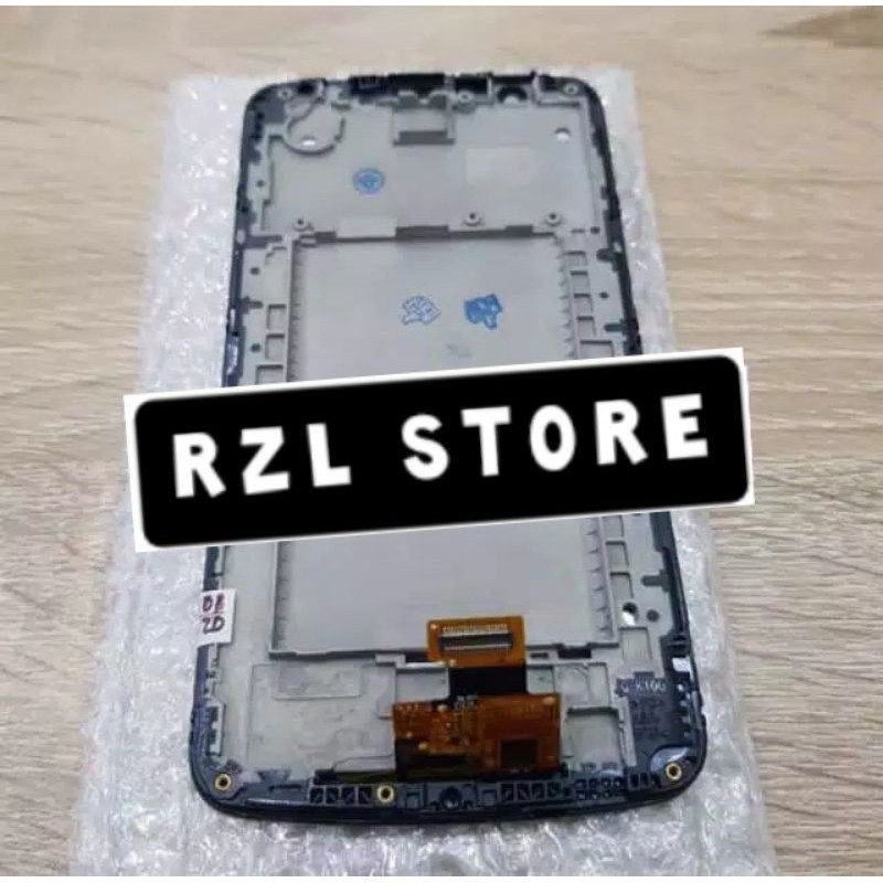 LCD TOUCHSCRENN LG K10 2016 PLUS FRAME TULANG TENGAH TATAKAN LCD ORIGINAL