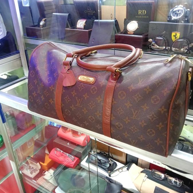 TAS TRAVEL BAG EUROP BRANDED KULIT ASLI SEKEN SDF2131DC