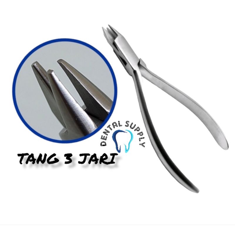 Dental Instrument Tang Tiga Jari Aderer plier / Tang klame / Tang 3 Jari