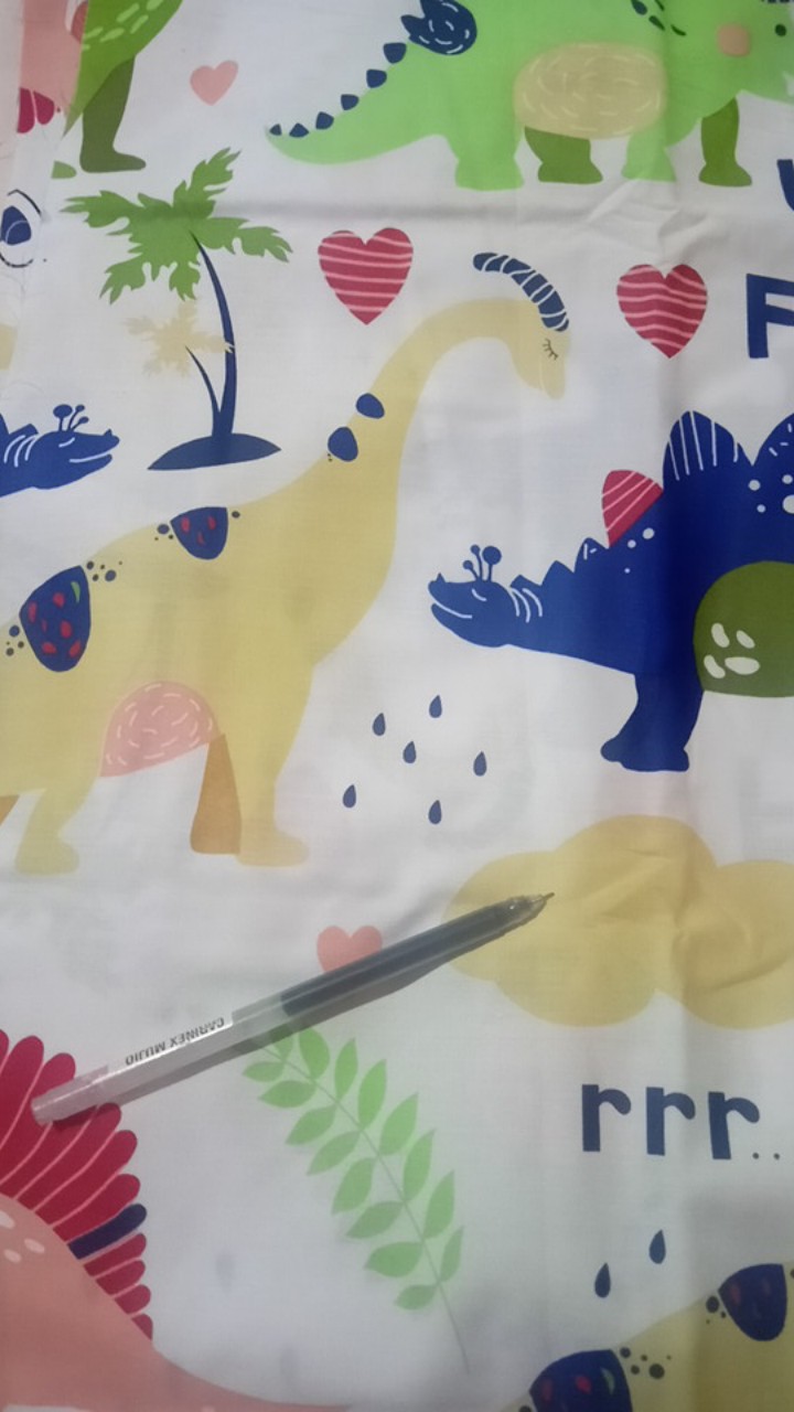 Age Of Dino - Kain Sprei Katun Lokal Meteran Star Bintang Kecil