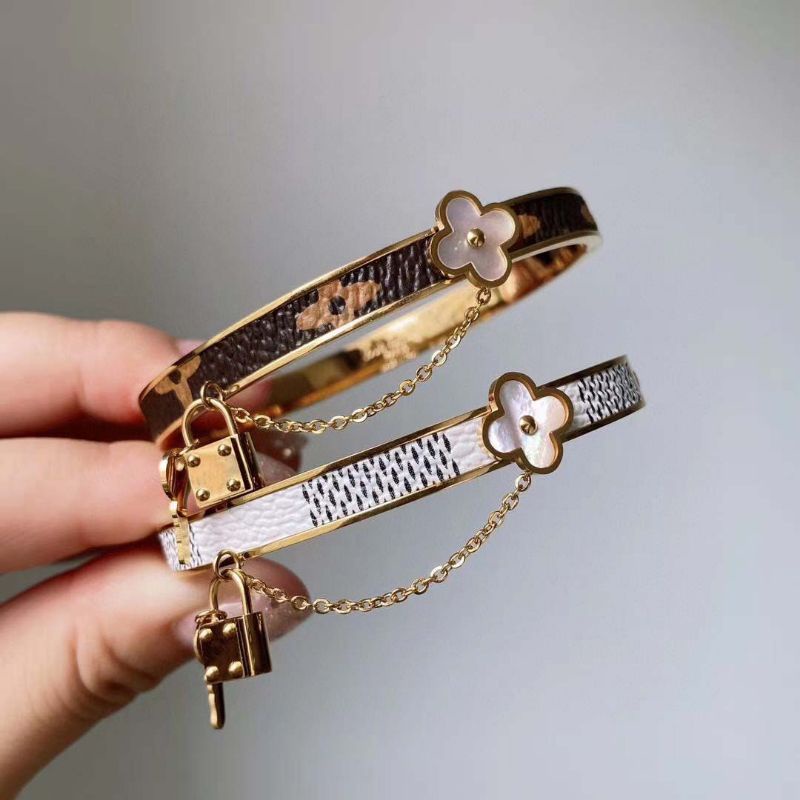 Gelang bangle gembok kunci titanium korea style anti karat - ercassia