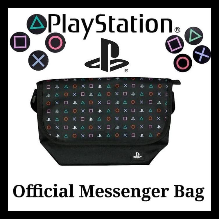 BANTING HARGA PLAYSTATION OFFICIAL MESSENGER BAG PS4 - MESSENGER BAG TAS SELEMPANG MURAH MERIAH AL7