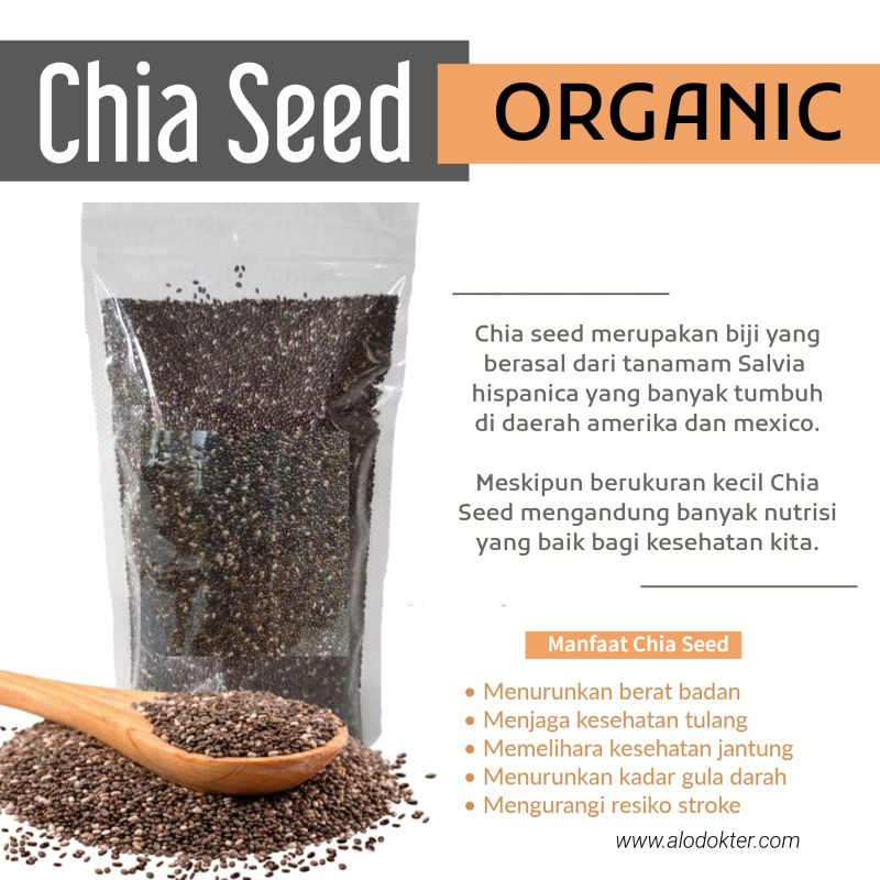 

Chia Seed Organic 100% - 250gram