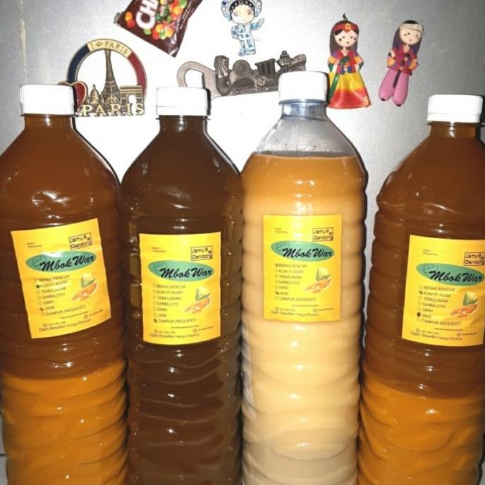 

1,5 Liter jamu beras kencur, kunyit asem, Temulawak, jahe, reseller