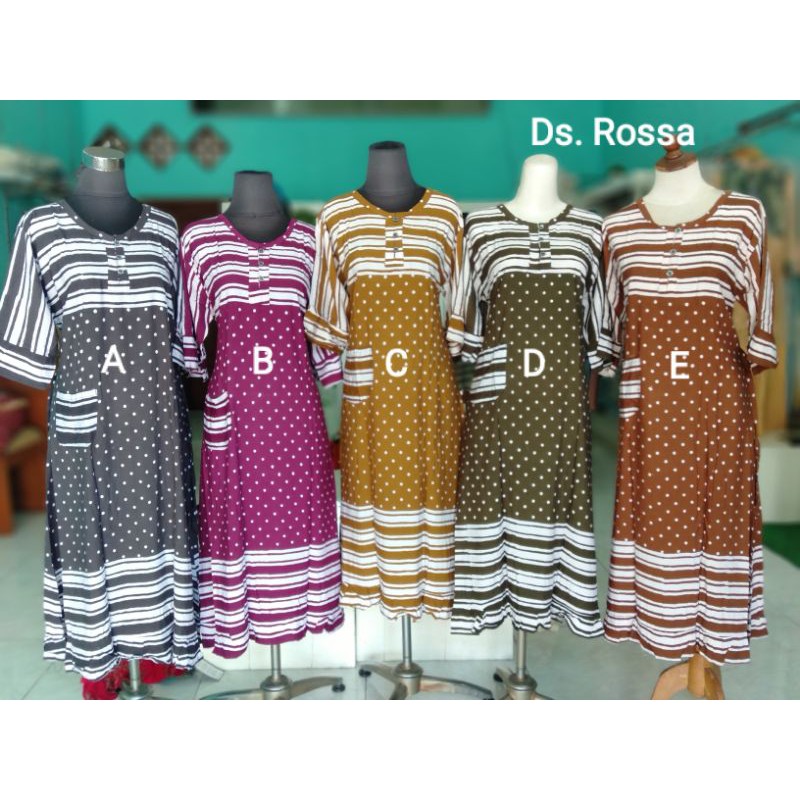 Daster Dadi Mulia (Dt. ryn Rossa-strip) Batik Pekalongan