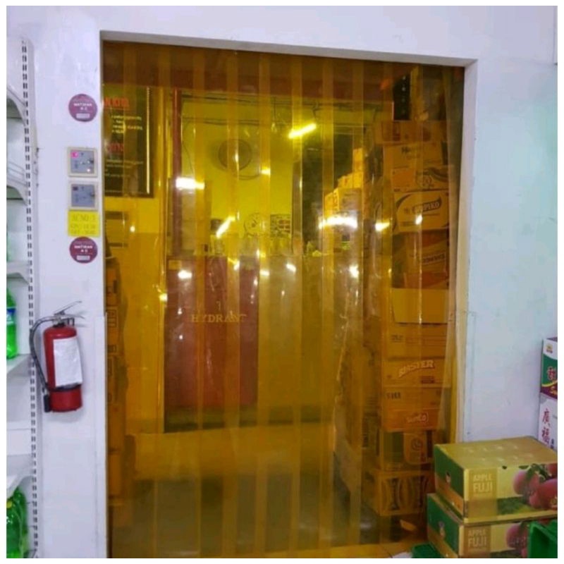 Tirai PVC Curtain ukuran Lebar 4meter x Tinggi 3meter