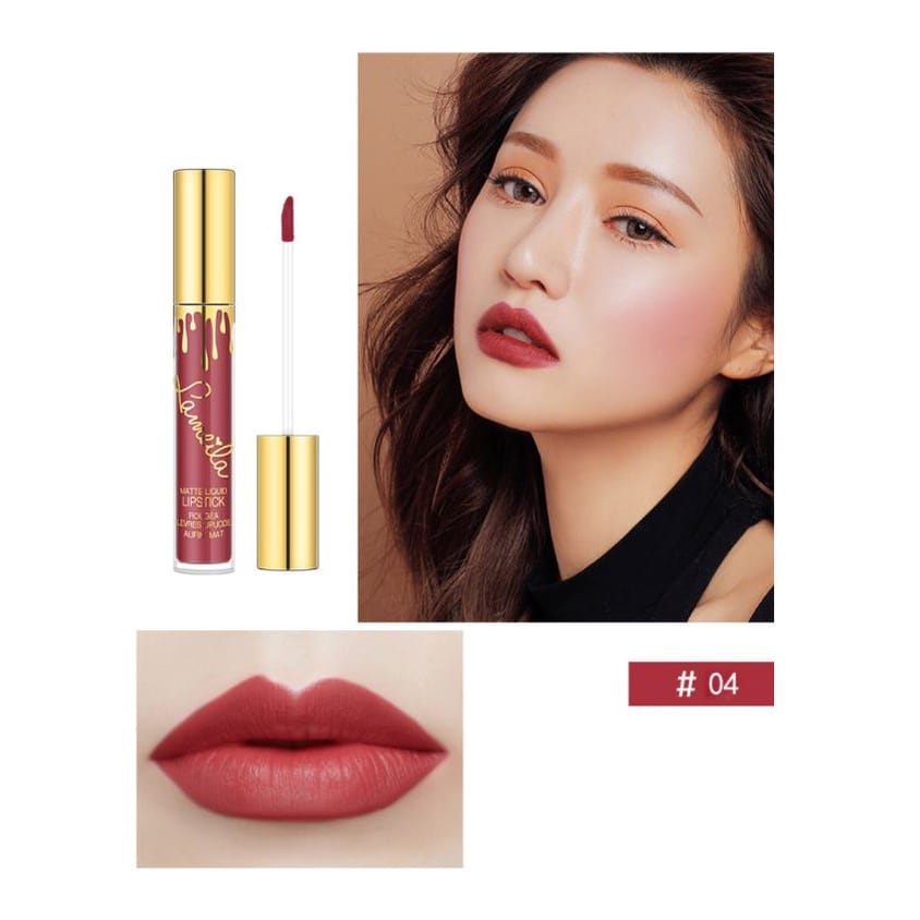 LAMEILA 763 LIQUID LIPSTICK SILKY GLASS LIP GLAZE WATERPROOF &amp; LONG LASTING