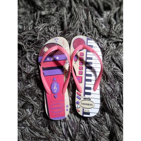 Preloved sandal anak cewek merk HAVAIANAS
