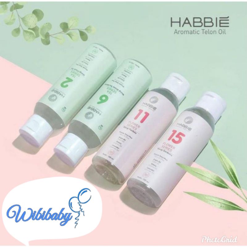 Habbie Telon Oil Aromatic Flower Series and Tea Series 100ml