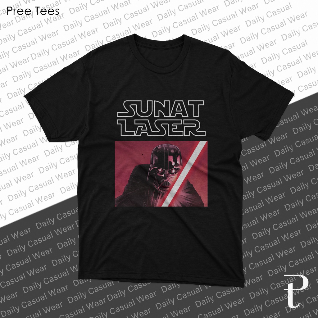 Kaos Plesetan Sunat Laser StarWars Darth Vader