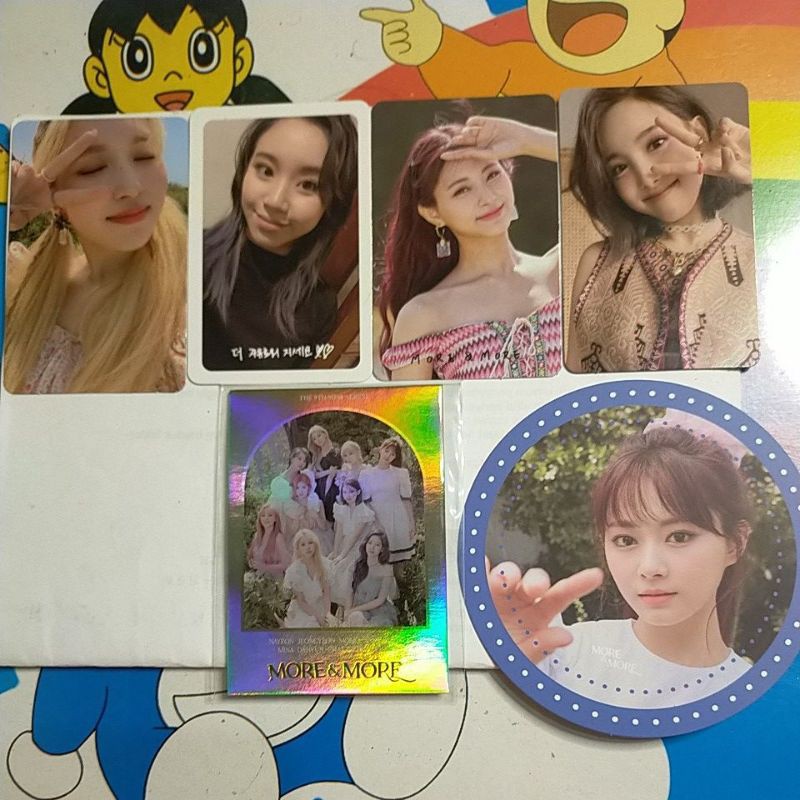 PHOTOCARD OFFICIAL TWICE MORE AND MORE NAYEON TZUYU MINA CHAEYOUNG