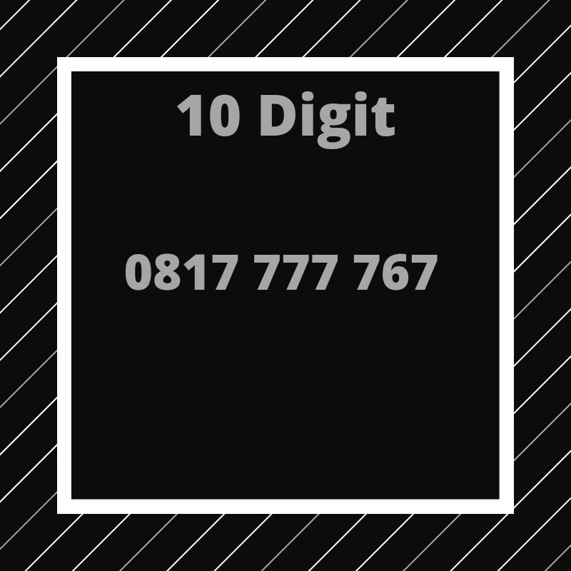 Nomor Cantik XL 10 Digit