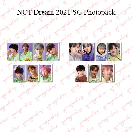 [PO / SET] DREAM 2021 PHOTOPACK SEASON GREETINGS NDRE PHOTOCARD FAN MADE UNOFFICIAL 21 SG YANGPASHOP