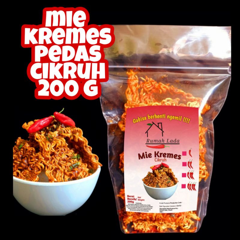 

Mie Cikruh (Mie Kremes Pedas) 200 gram