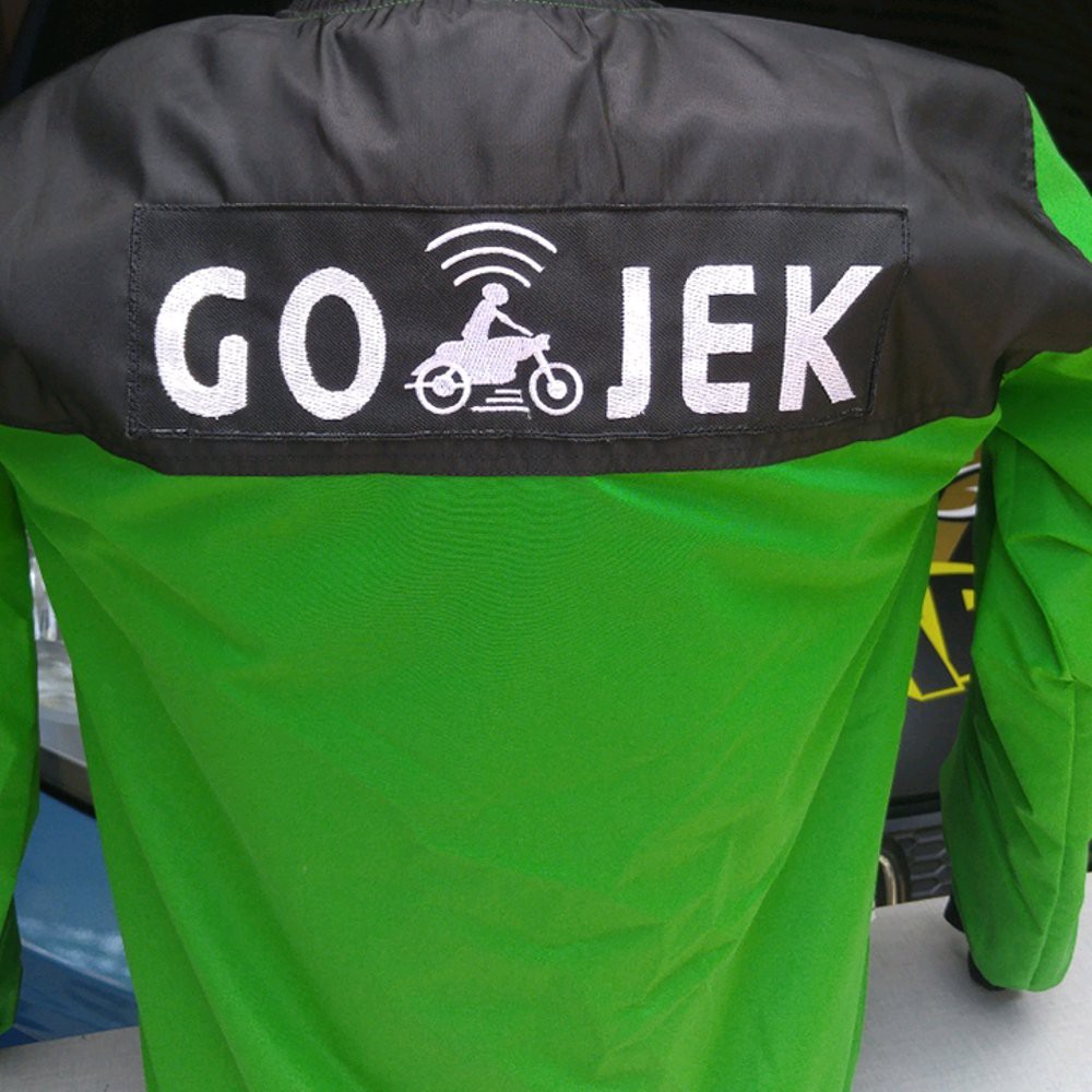 LIMITED  JAKET BOMBER GOJEK PREMIUM MURAH BUKAN SWEATER ROMPI UBER GRAB  TERBARU