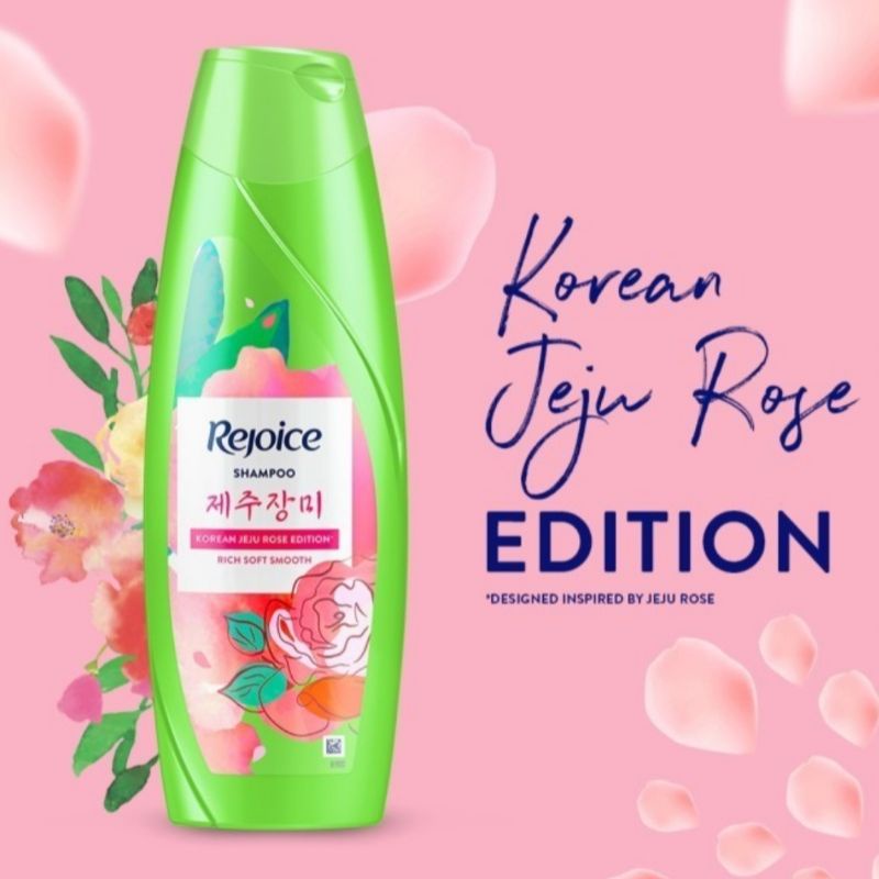 REJOICE SHAMPOO KOREAN JEJU ROSE EDITION RICH SOFT SMOOTH 150ML/ N017564