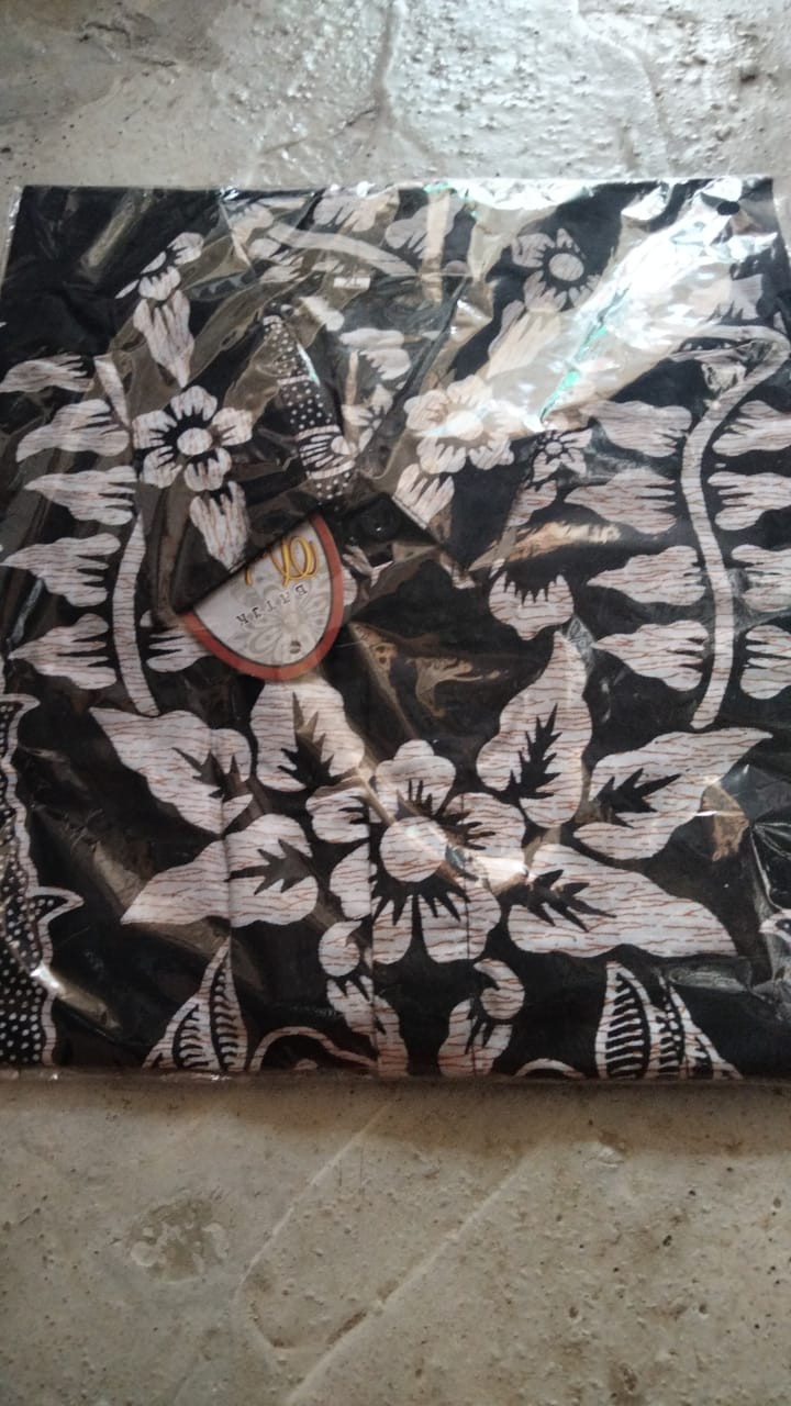 Bswart Batik Hrb026 Kenongo Hem Pendek Anjani Biru Pekalongan M L Xl Batik Pria Murah Modern Grosir