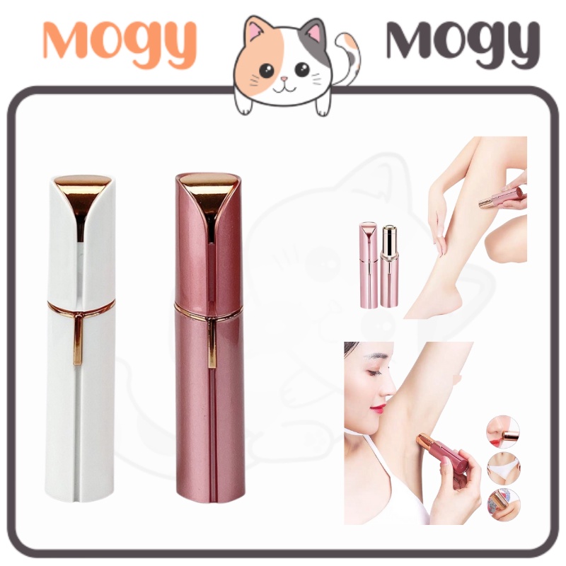 MOGYMOGY AEL001 Alat Cukuran Pencukur Flawless Brows Alis Elektrik Tanpa Rasa Sakit Eyebrow Hair Trimmer