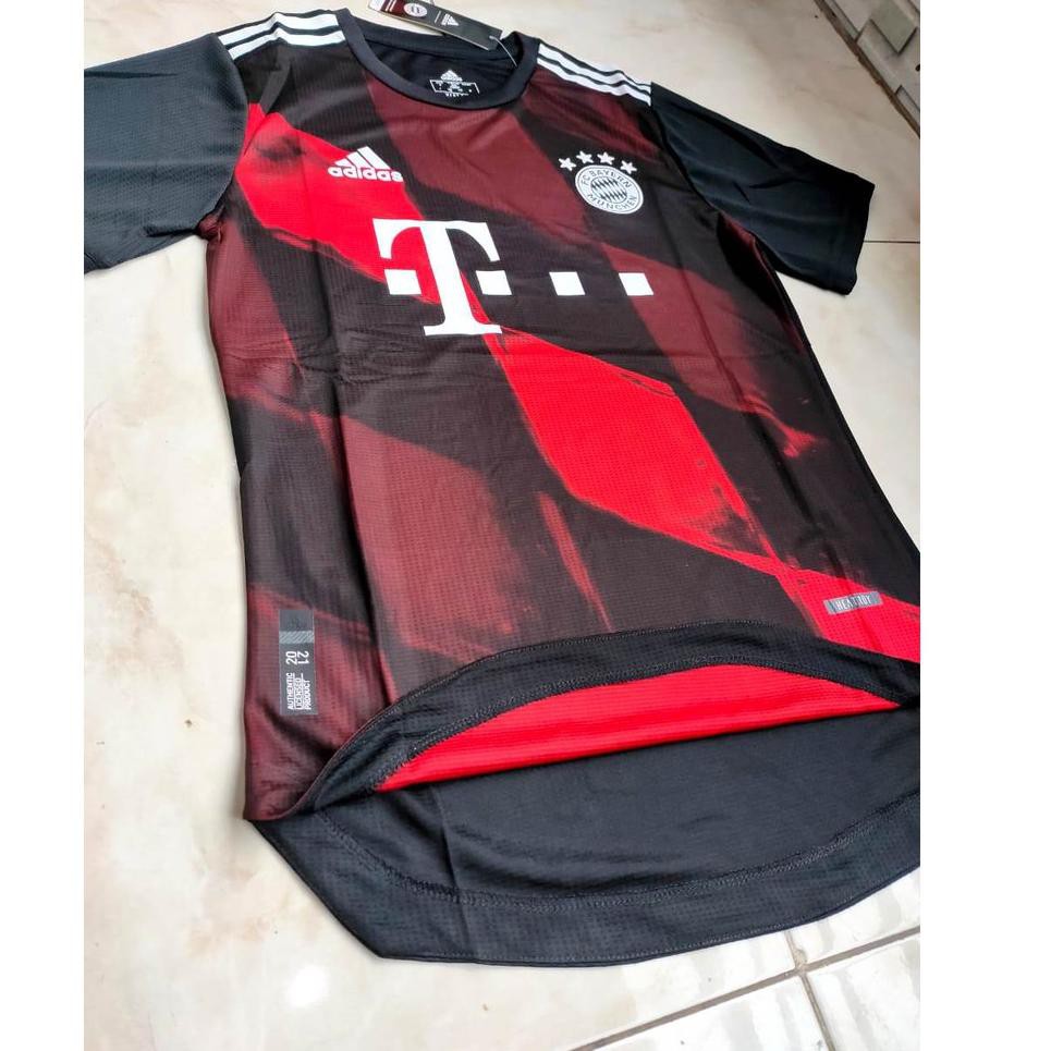 HQ PLAYER ISSUE HEAT RDY - JERSEY BOLA BAYERN MUNCHEN 3RD THIRD 2020-2021 HQ HEAT-RDY IMPORT (KODE )