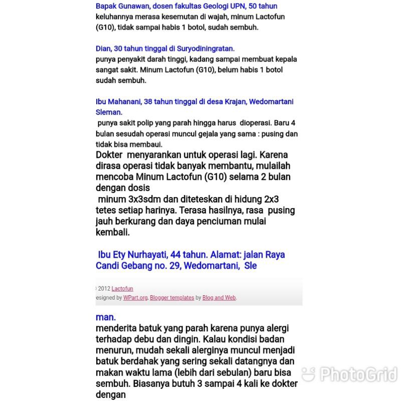 Lactofun G12 G-12 Suplemen Probiotik Imun Booster Obat Penyakit Dalam Detoks Detok Detox Racun Tubuh