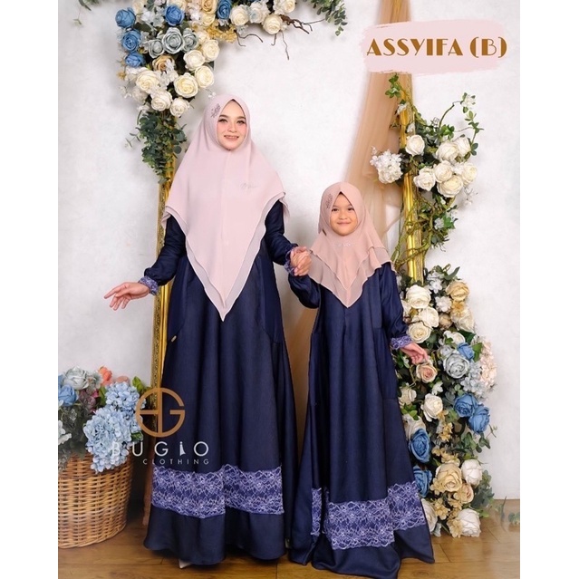 ASSYIFA GAMIS DENIM BUGIO MOM & KIDS