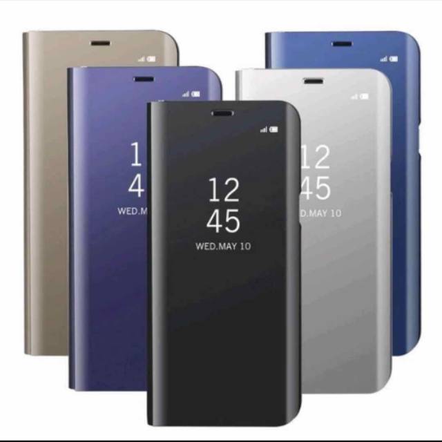 CASE SAMSUNG J3 PRO CLEAR VIEW - CASE SAMSUNG J3 PRO FLIP MIRROR