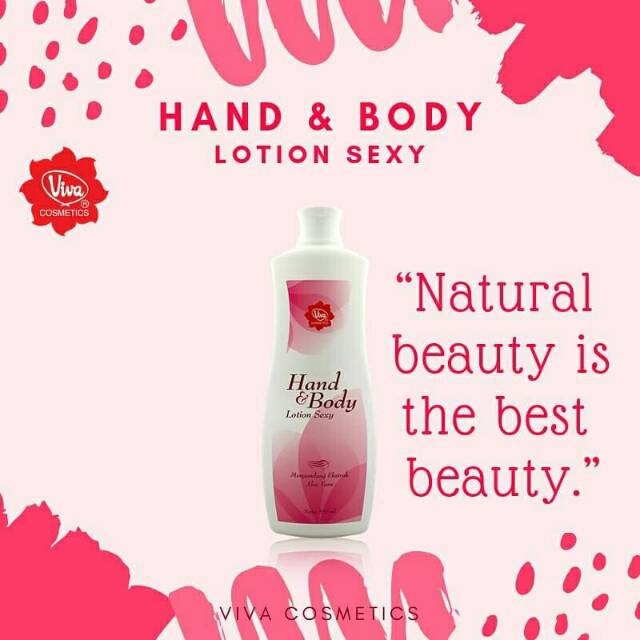 Hand and Body Lotion Viva Original Bengkuang Sexy Aloe Vera 550 ml