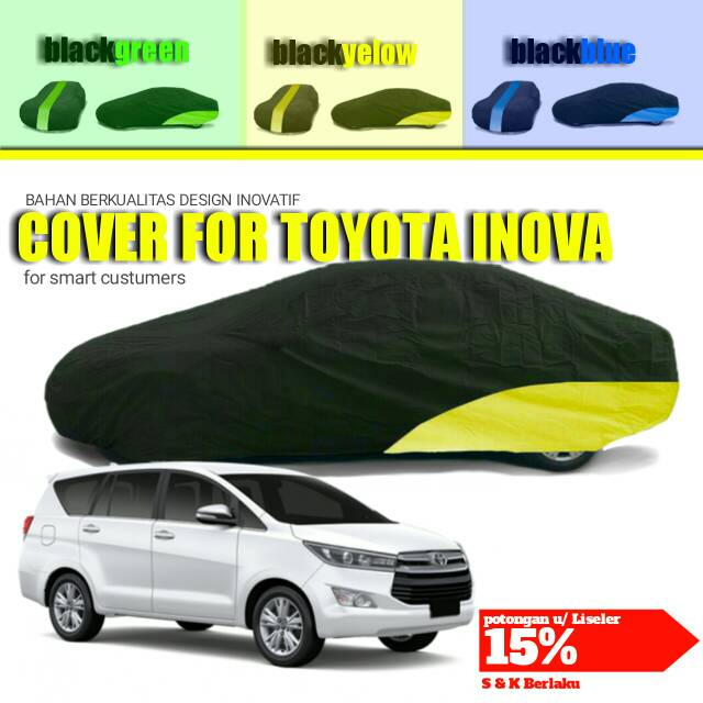 Cover sarung mobil berkualitas inova pajero fortuner mazda 6 biante alphard evalia apv granmax luxio