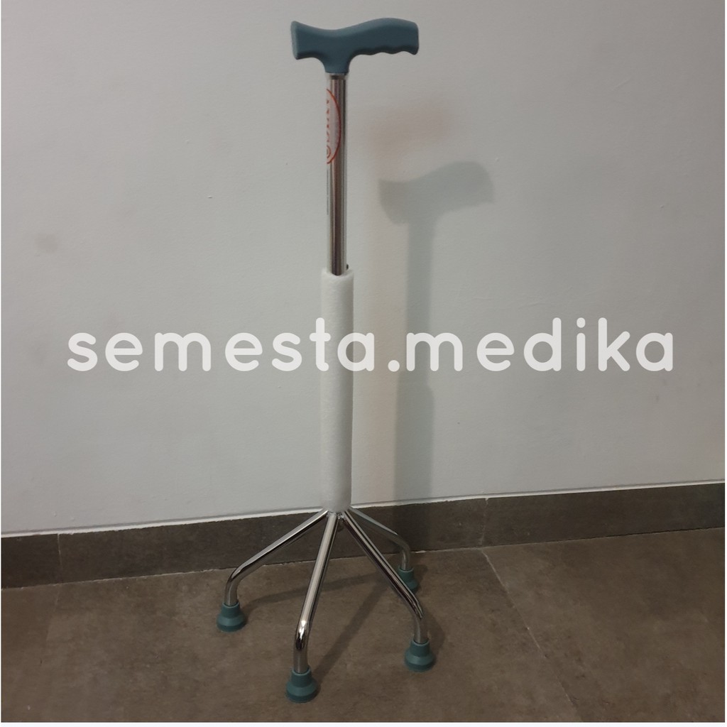 TONGKAT KAKI 3 dan 4 PYRAMID / PIRAMID , ALAT BANTU JALAN UNTUK MANULA / ORANG TUA KAKI PIRAMIDA