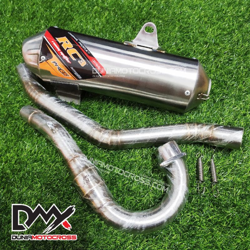 Knalpot klx crf wr Rc3 original RS Stainless Bore Up