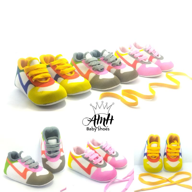 bams sepatu bayi laki_laki perempuan prewalker model casual sprot 2-12 bln