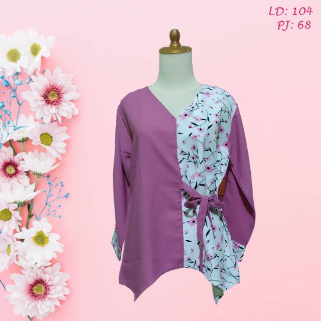 Blouse Monalisa / Monalisa Combi / Blouse Wanita