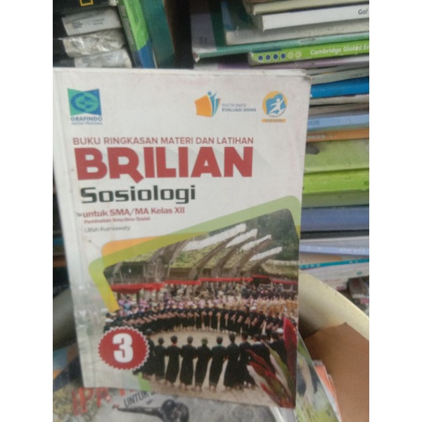 buku brilian sosiologi SMA kelas XII/12/3 grafindo