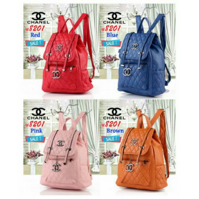 Tas waniya *Bag Ransel Chanel 8201(SALE)*
