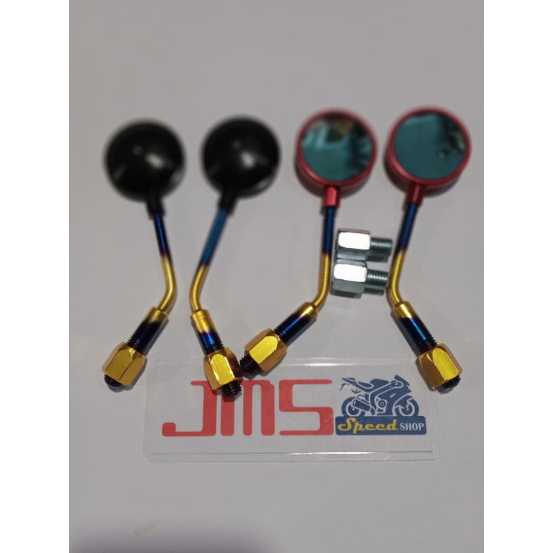 kaca spion mini cnc gagang tu tone 2 tone honda dan yamaha beat vario scoopy genio mio m3 xeon aerok