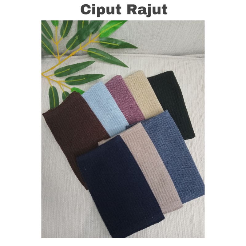 CIPUT RAJUT - Daleman kerudung - daleman hijab - daleman jilbab - rajut - murah - daleman murah - ci