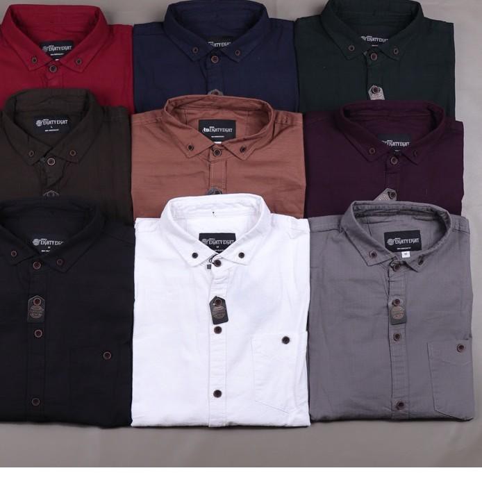 ✬ Kemeja polos premium Eighty Eight ♨