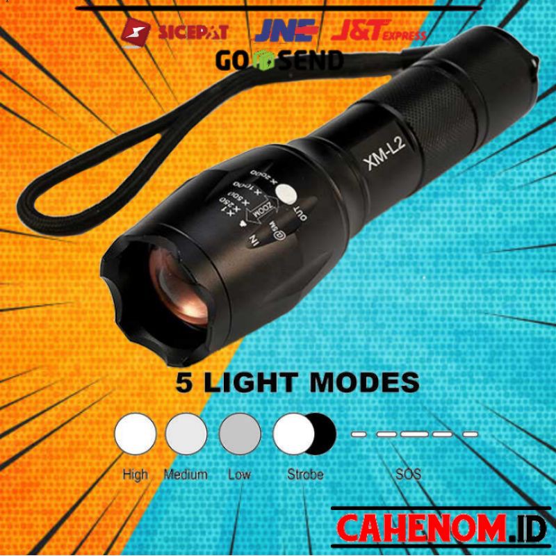 Lampu Senter LED Super Terang Super Bright