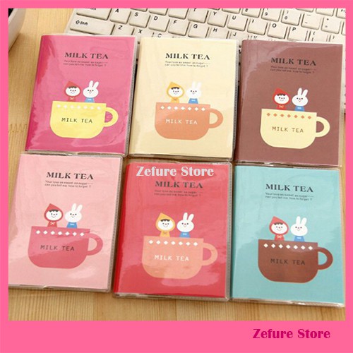 

Note Book Mini/ Buku Diary Mini sampul Cangkir Milk Tea