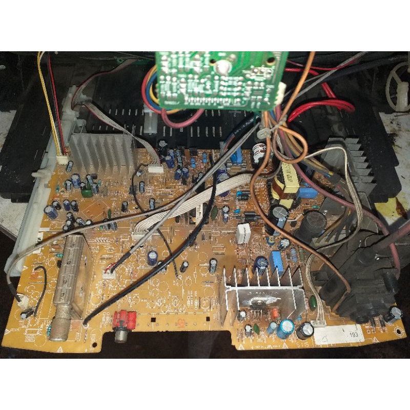 mesin tv polytron u slim 21 inch